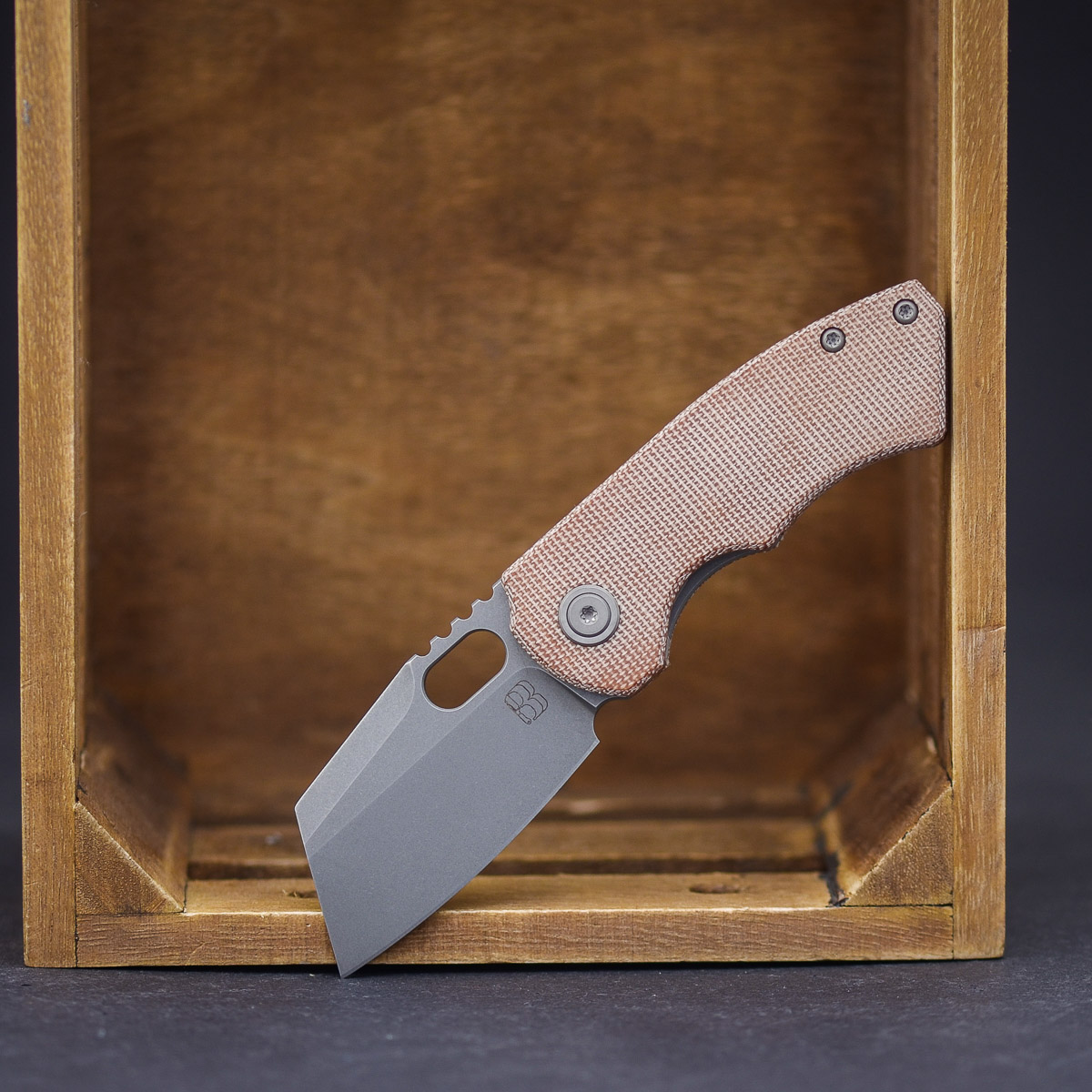 Berbglades Mini SLim 2.0 Micarta Natural