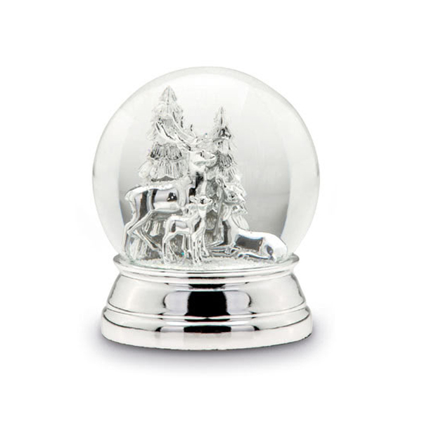 Snow globe winter landscape XL 12 cm