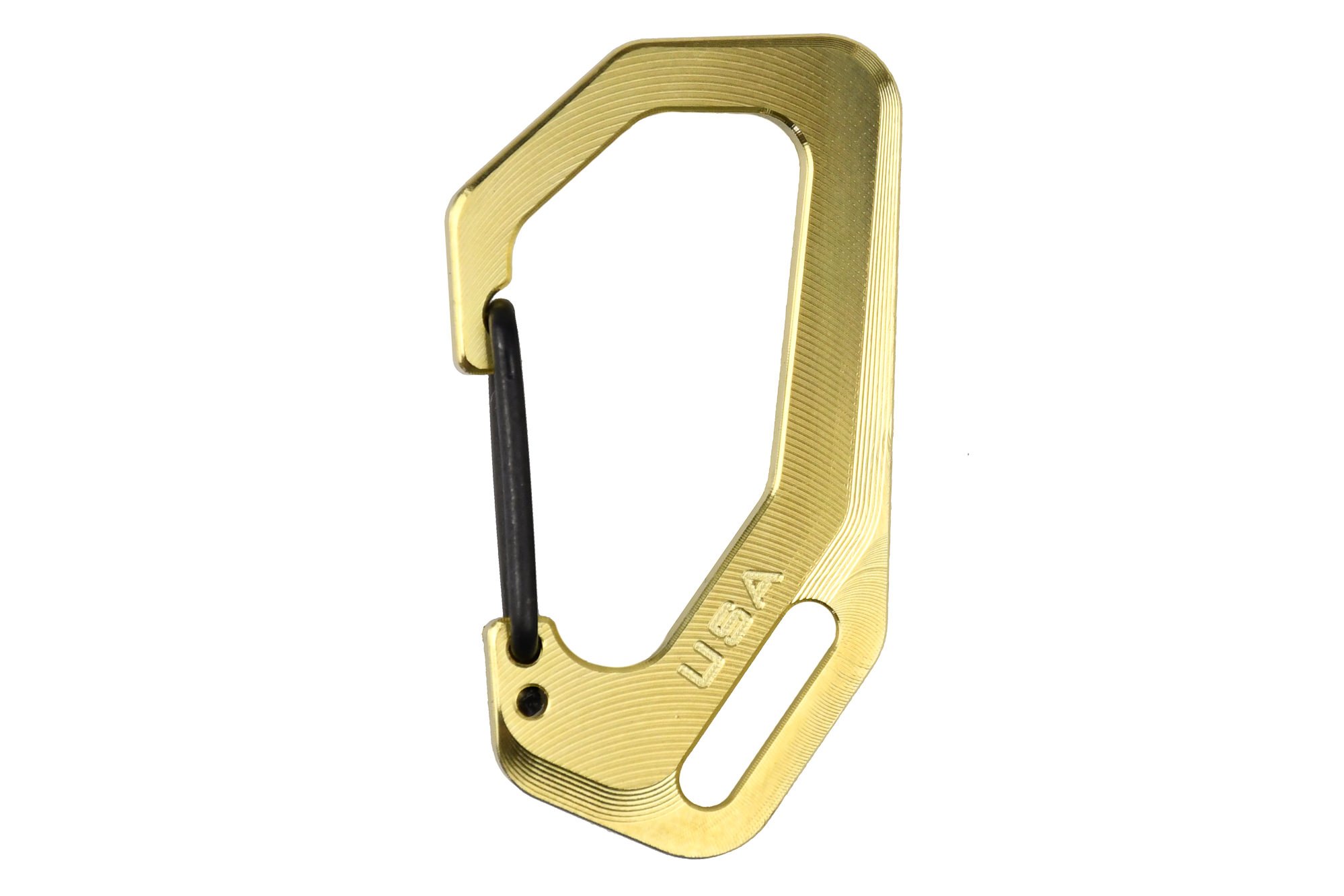 Trayvax carabiner brass