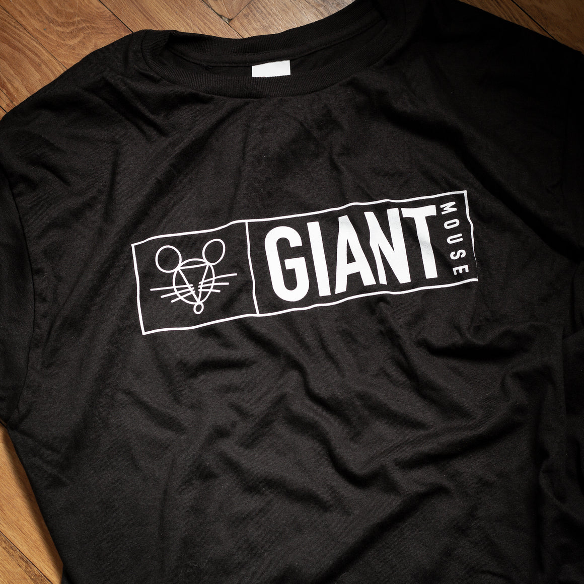 GiantMouse T-Shirt with logo Bekleidung, T-shirt, Hemd, Langarm, Ärmel