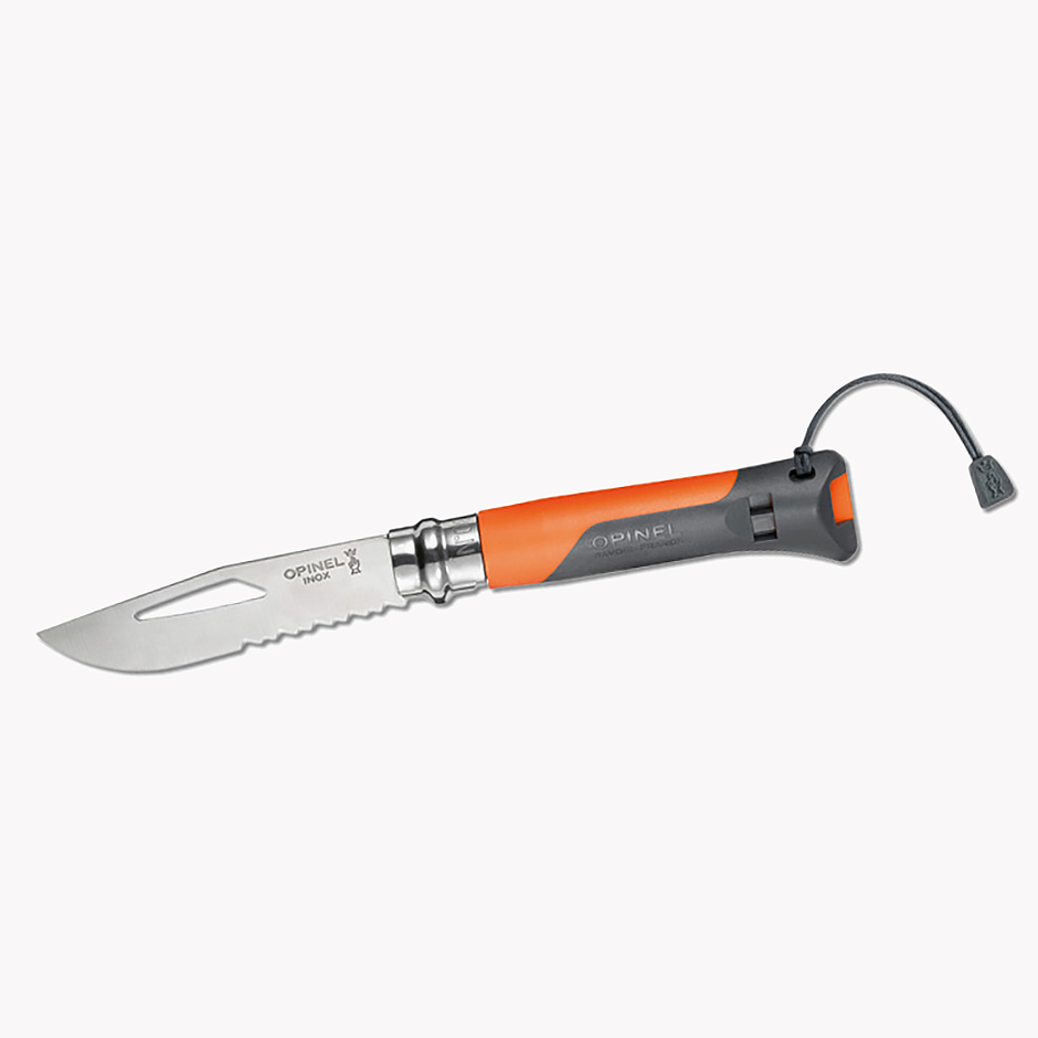 Outdoor Opinel No.8 orange - grau