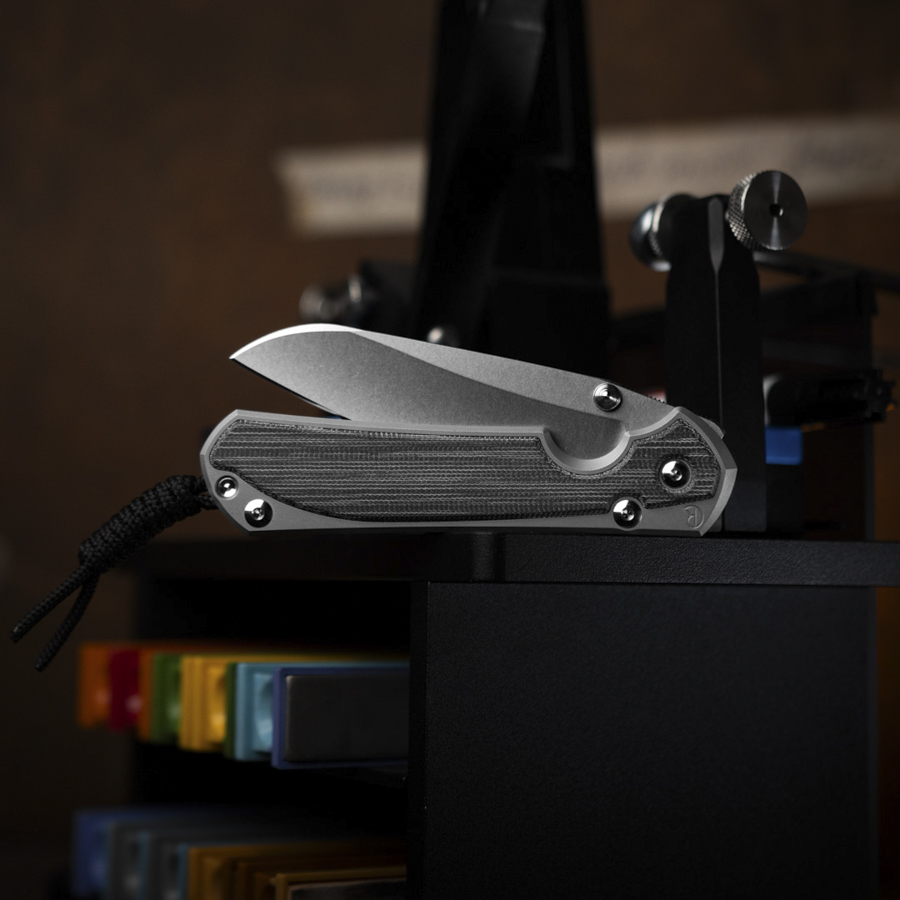 Chris Reeve Sebenza Micarta Schwarz Glass Blasted  – Bild 2