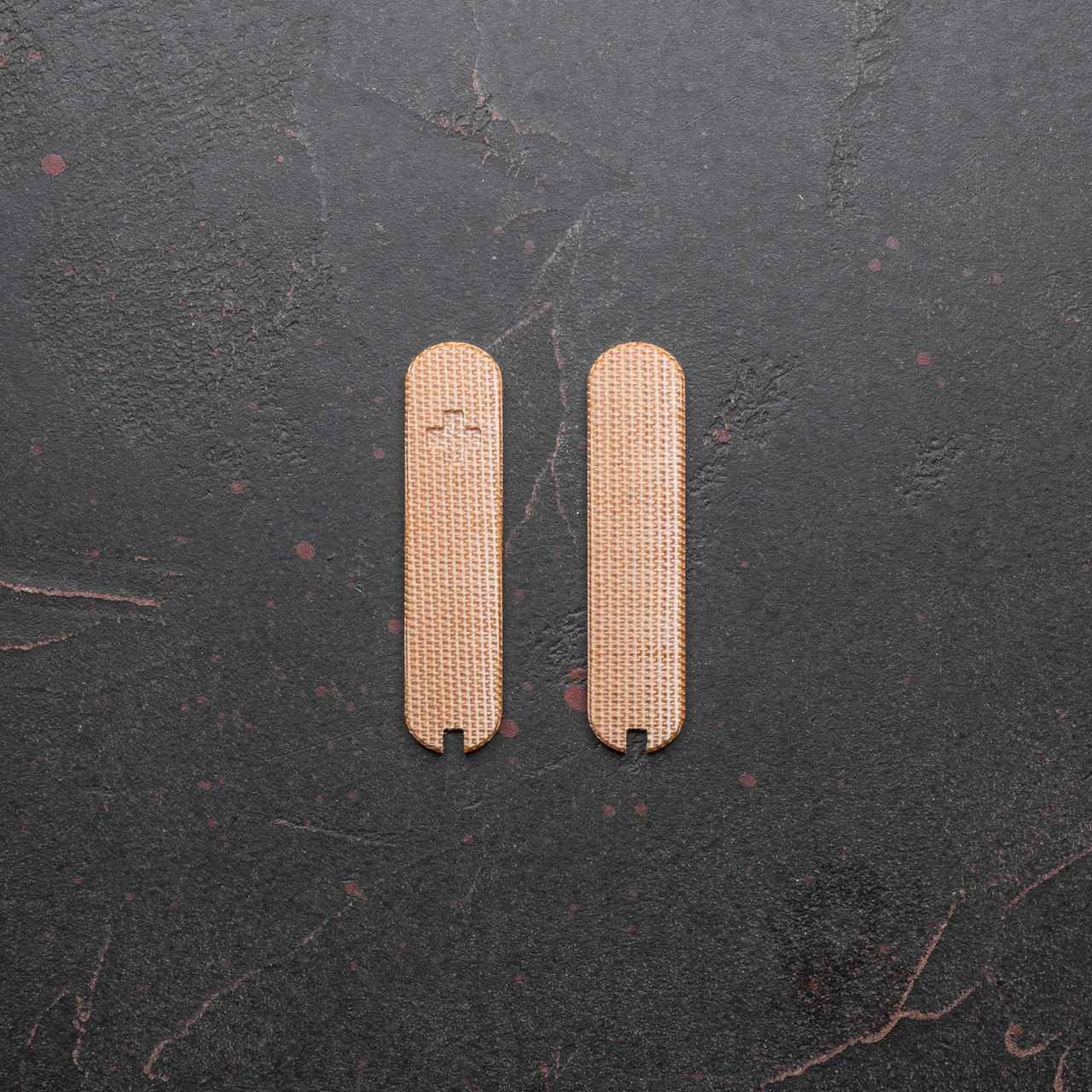 Daily Customs 58.2+ Plain Canvas Micarta natural - KnifeLounge Exclusive Daily Customs 58.2+ Plain Canvas Micarta natural - KnifeLounge Exclusive