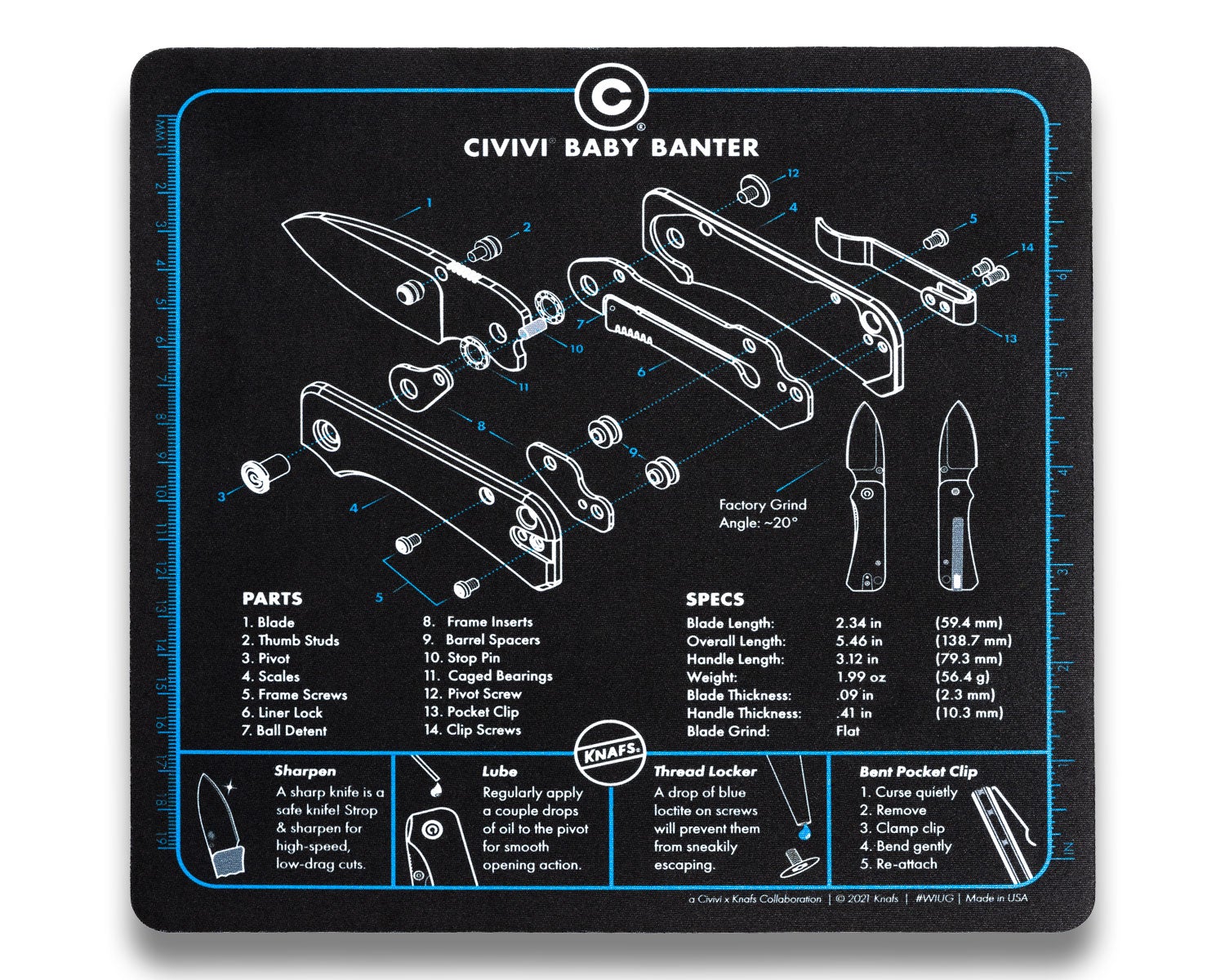 KNAFS-00045-baby-banter-mat-front_1024x1024-2x Knafs Baby Banter Mouse Pad
