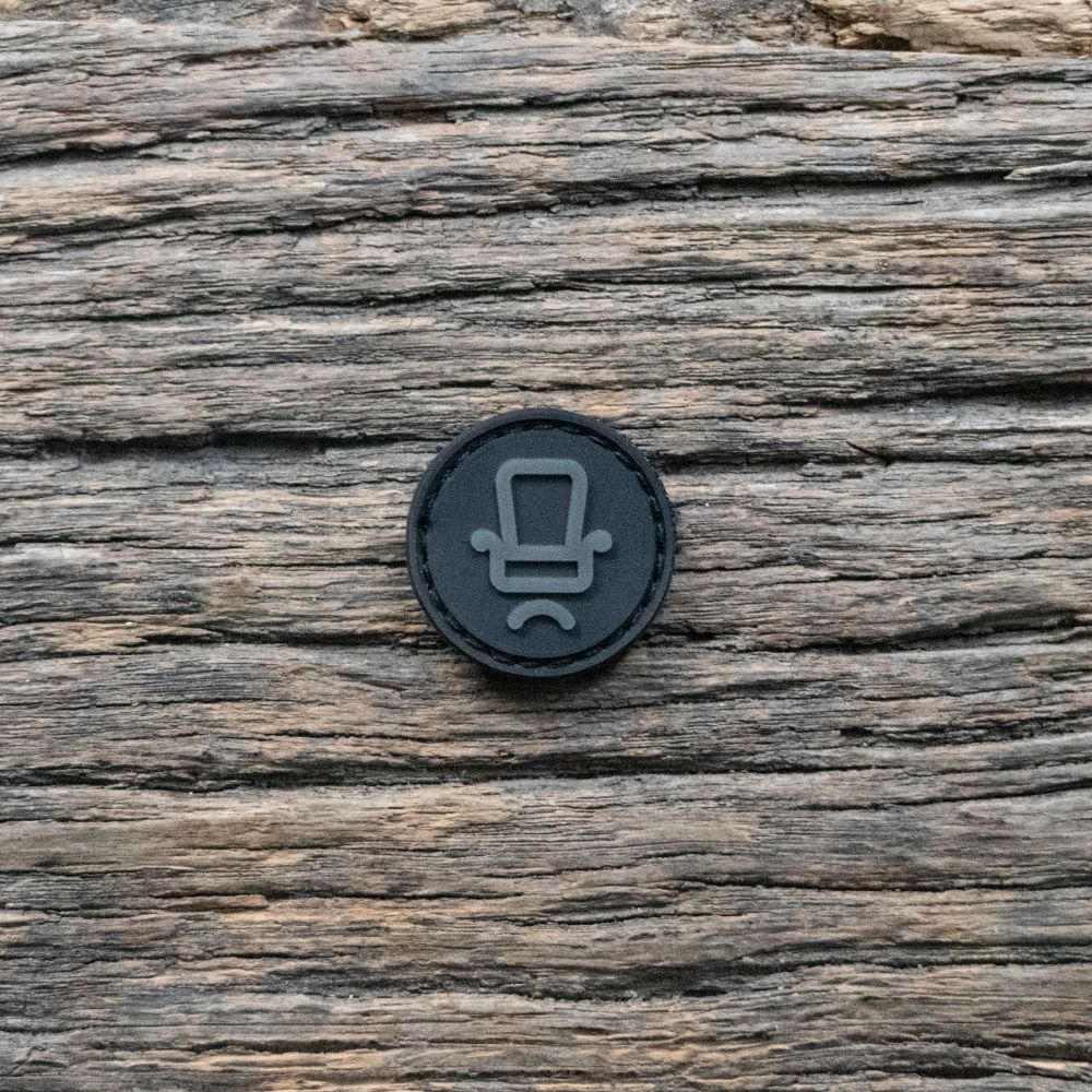 Knife Lounge Logo Patch Schwarz Knife Lounge Logo Patch Schwarz