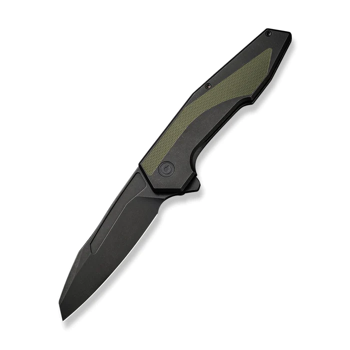 Civivi Hypersonic Black Steel With OD Green G10 Inlay 