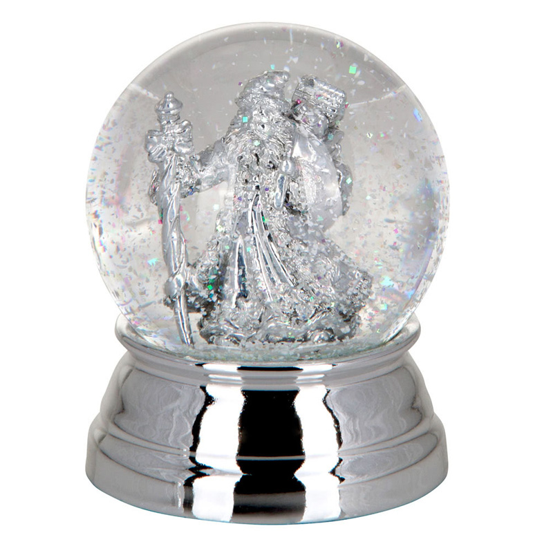 Snow globe Santa Claus large 10 cm