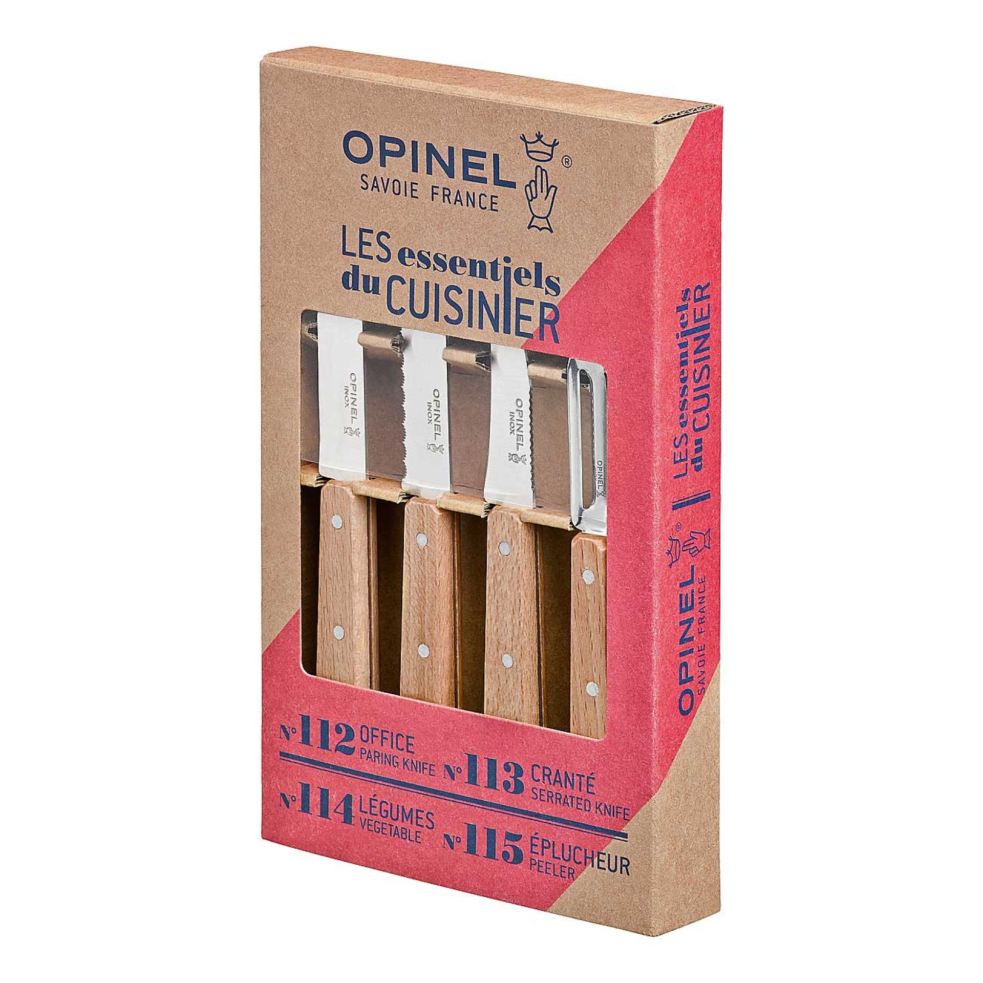 Opinel Küchenmesser-Set 4-teilig