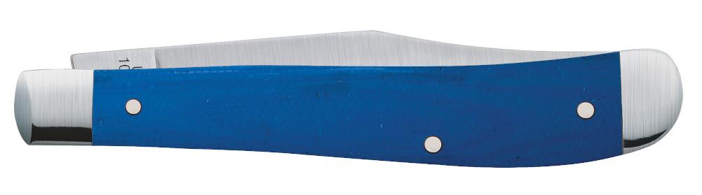 Case Trapper Blue G-10 Smooth Slimline