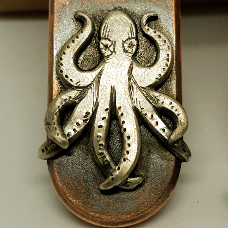 Daily Customs Octopus Sterling Silber