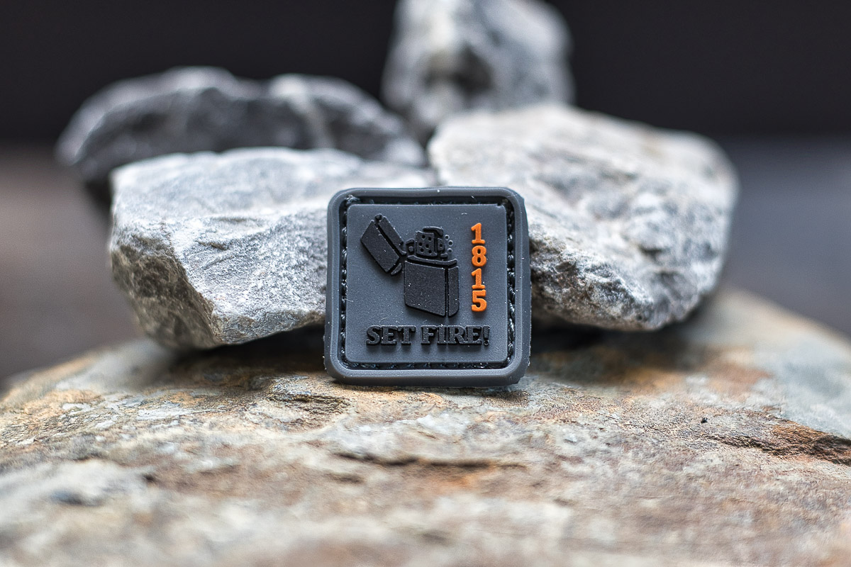 Ruhrpott Outdoor Patch "Set Fire" Rock, Logo, Zubehör