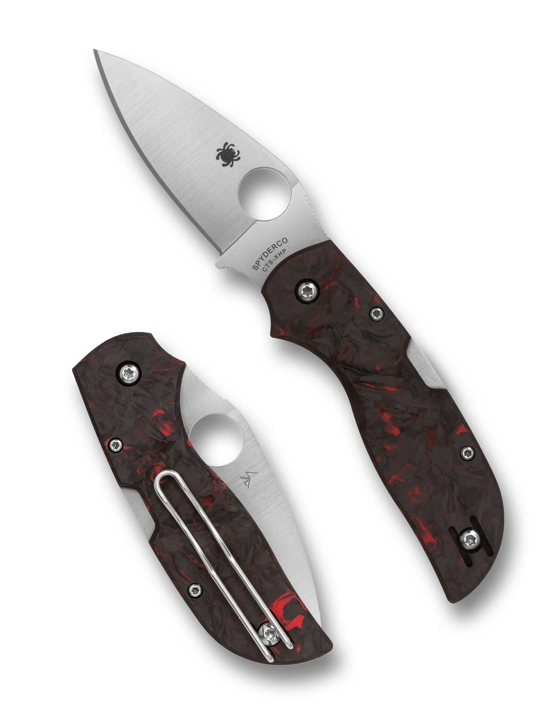 Spyderco Chaparral Red FatCarbon