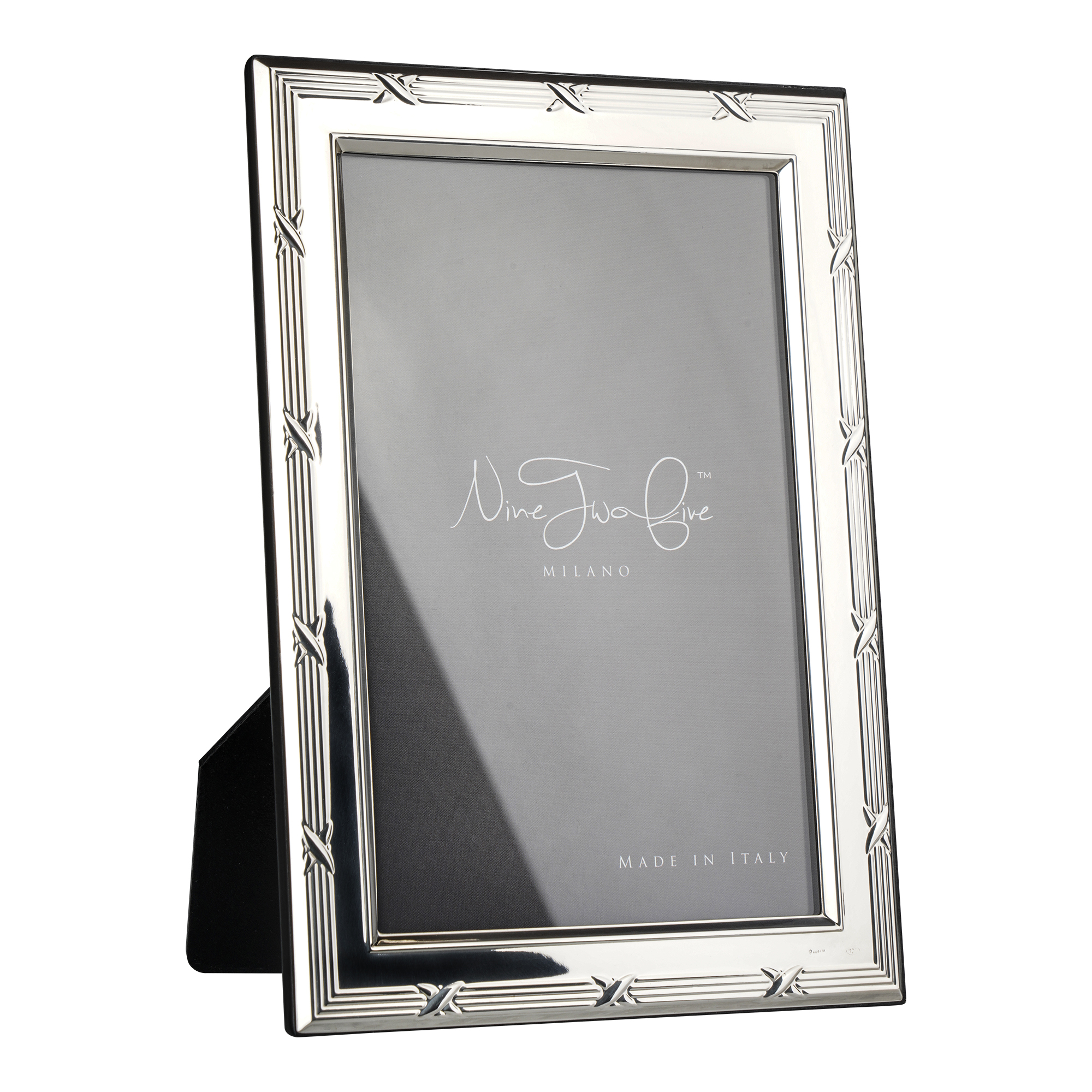 _DSC1831 Photo frame sterling silver Reed and Ribbon