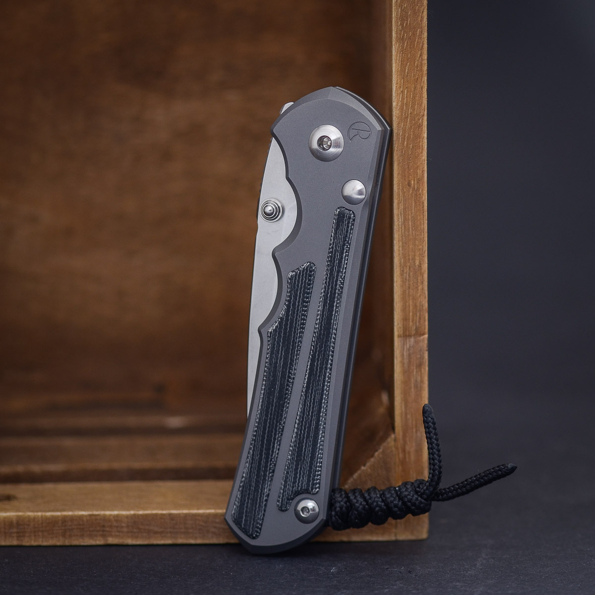 Chris Reeve Inkosi Micarta Schwarz Glass Blasted (Chris Reeve Knives, LIN-1116) – Bild 1