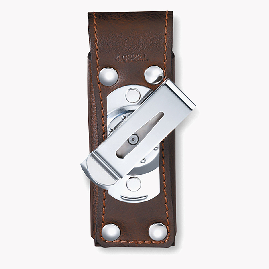 Leder-Etui mit drehbarer Gürtelklammer /Leather Casewith rotatable belt clip 