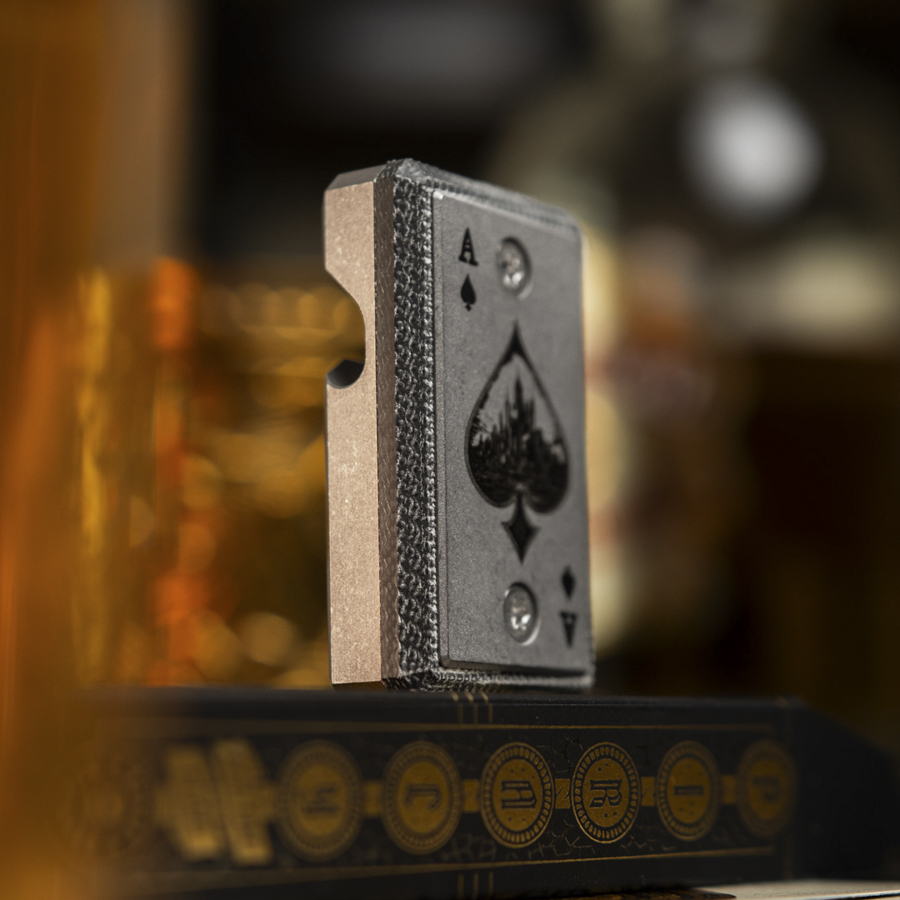 Crowgear Don't Worry Stone - Ace of Spades Crowgear Don't Worry Stone - Ace of Spades