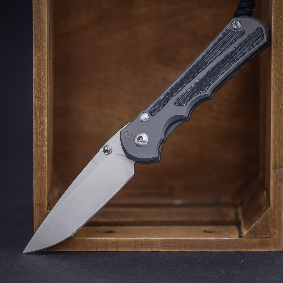 Chris Reeve Inkosi Micarta Schwarz Glass Blasted – Bild 3