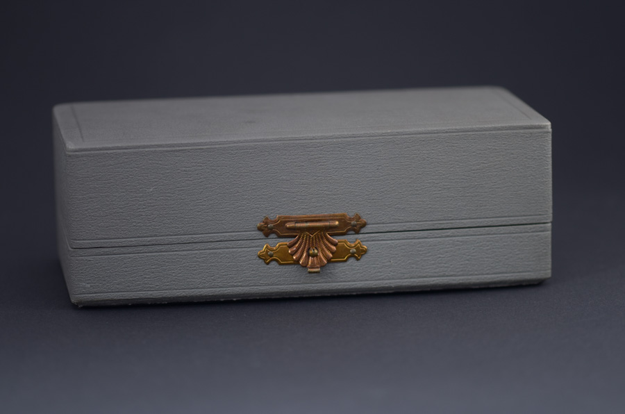 2 Salznäpfe 800er Silber mit Löffelchen im Etui – August Timm Hamburg um 1900 – Bild 4