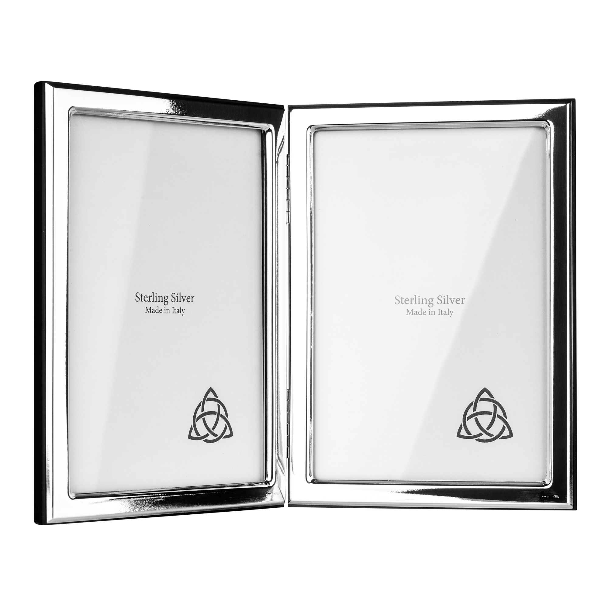 Double picture frame sterling silver