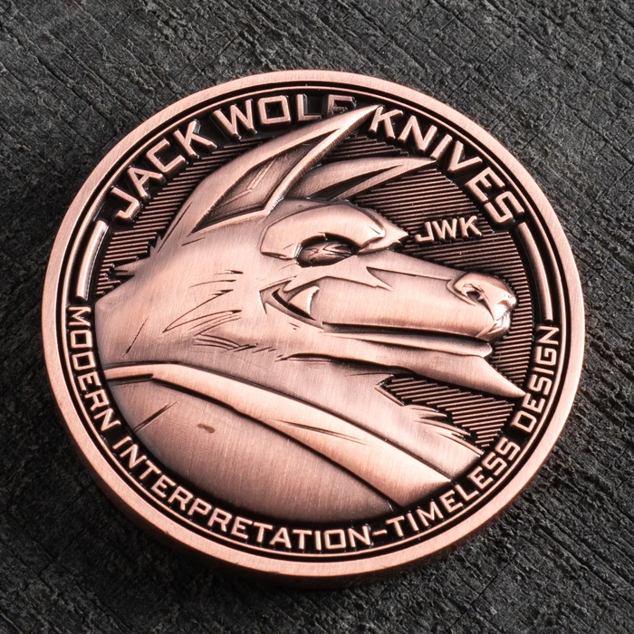 Jack Wolf Knives Coin 002 - IG 20K Milestone 