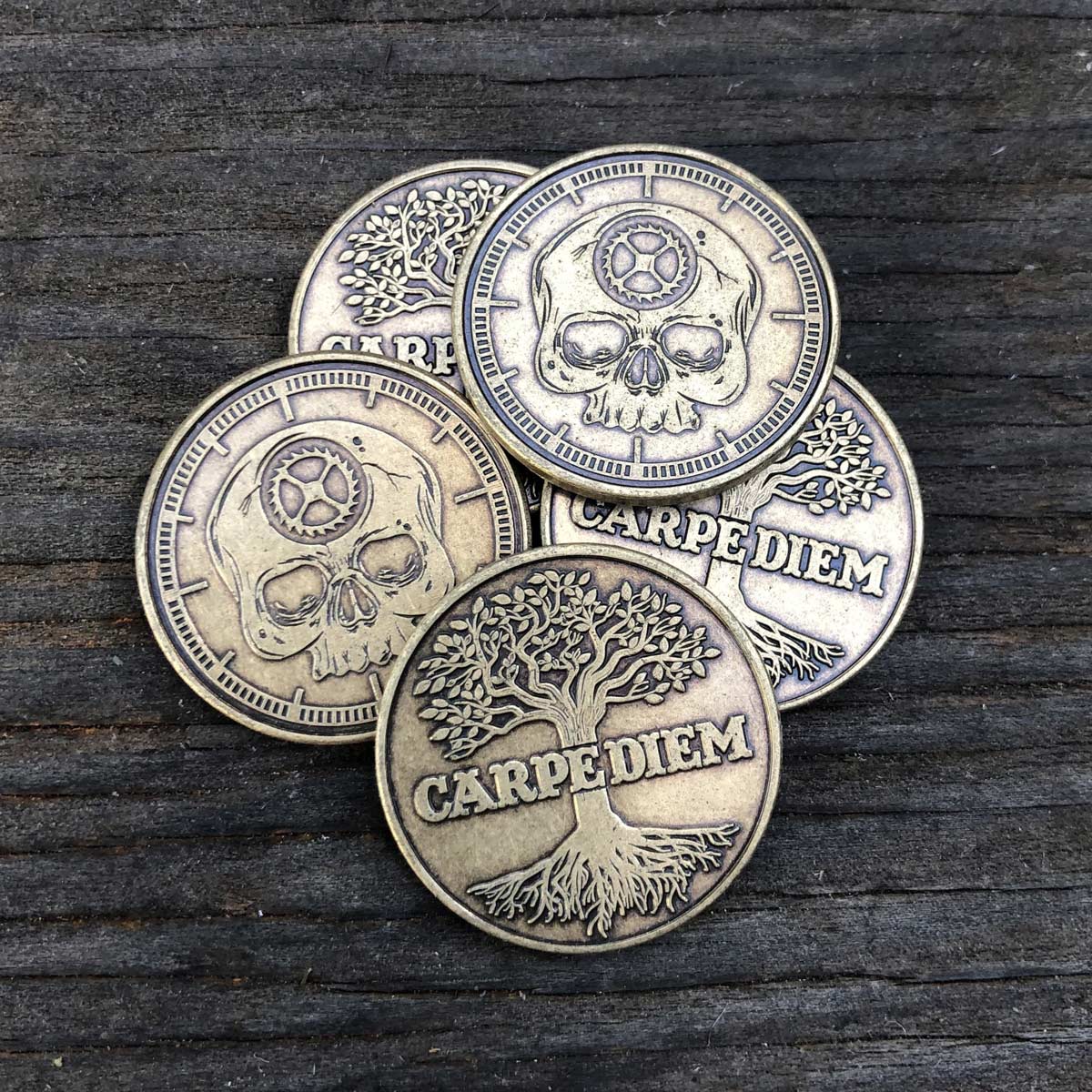 CarpeDiemCoinMini Carpe Diem Mini Coins 5er-Pack