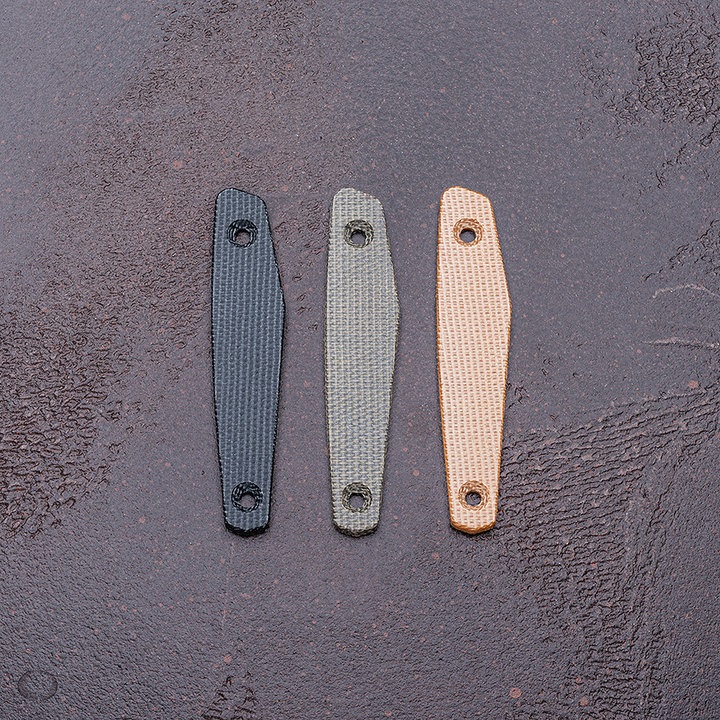 imageE2hzjsvlndDLo Daily Knives AK1 Inlays Plain Canvas Micarta