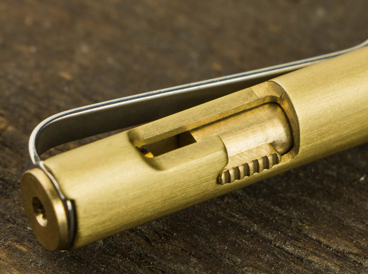 Böker Plus Rocket Pen Brass Detail 3