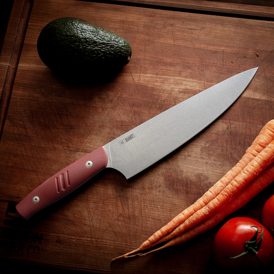 GiantMouse Chef Knife Red G10 MAXI – Bild 1