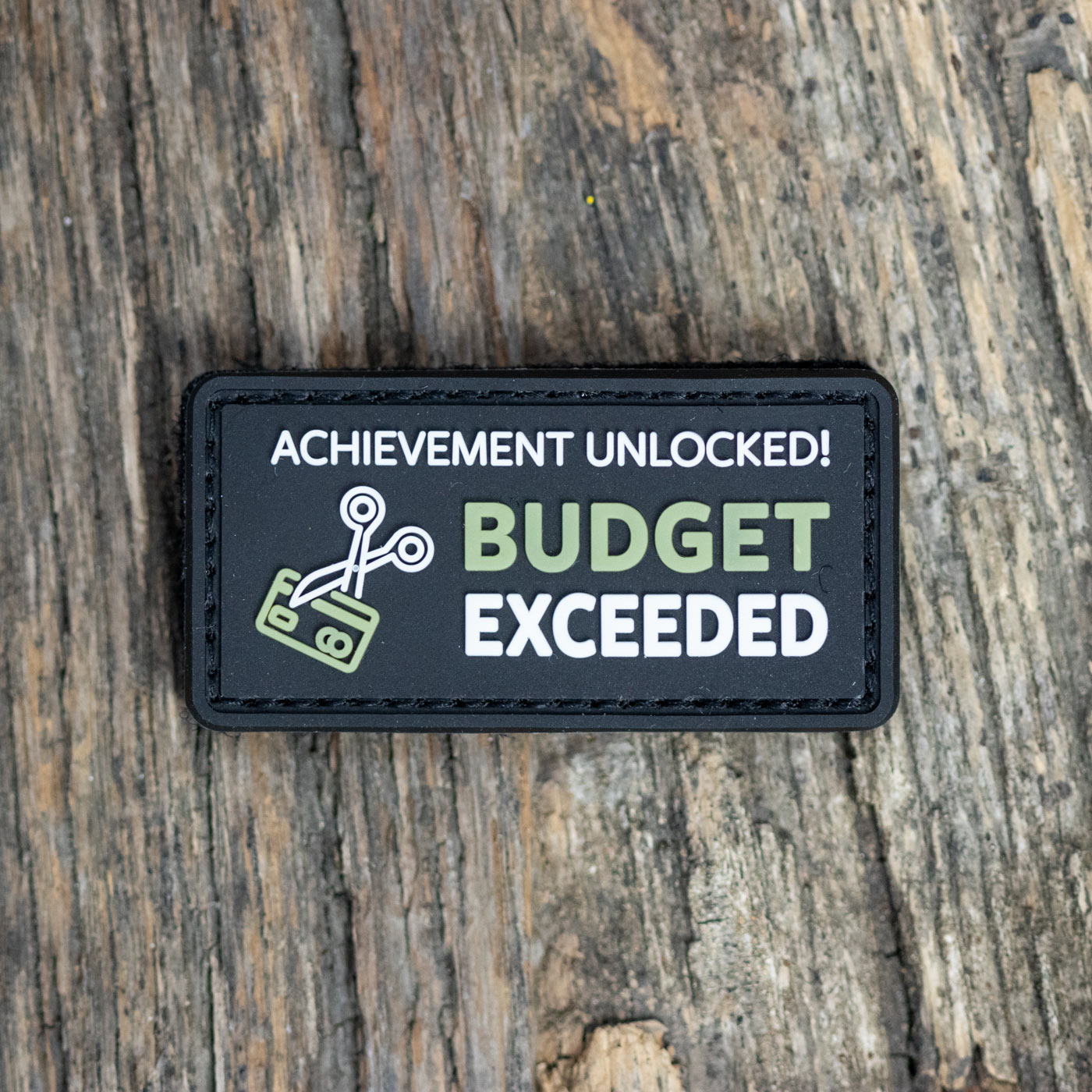 Budget Exceeded Achievement Patch 