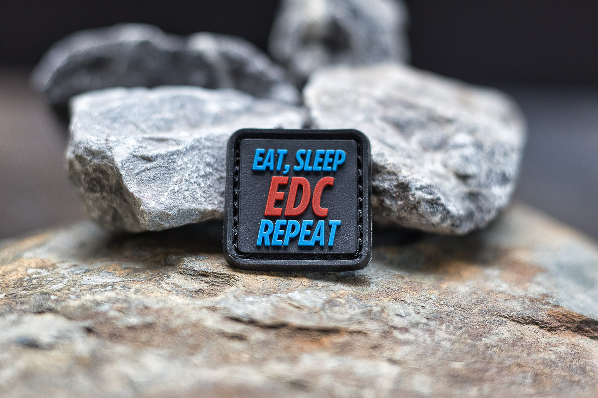 Ruhrpott Outdoor Patch "Eat Sleep EDC Repeat" Color Rock, Zubehör, Hardware, Überwachen, Bildschirm