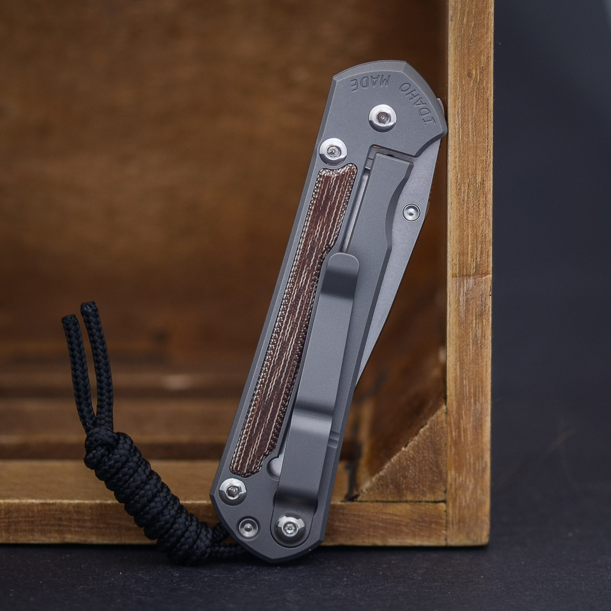 Chris Reeve Sebenza Micarta Natural Glass Blasted   – Bild 2