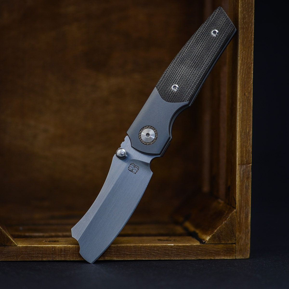 Bergblades Mini Barber Green Satin