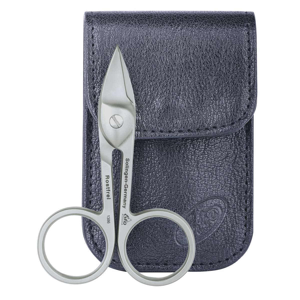 Erbe Solingen Nagelschere Lanza im Ledertaschenetui