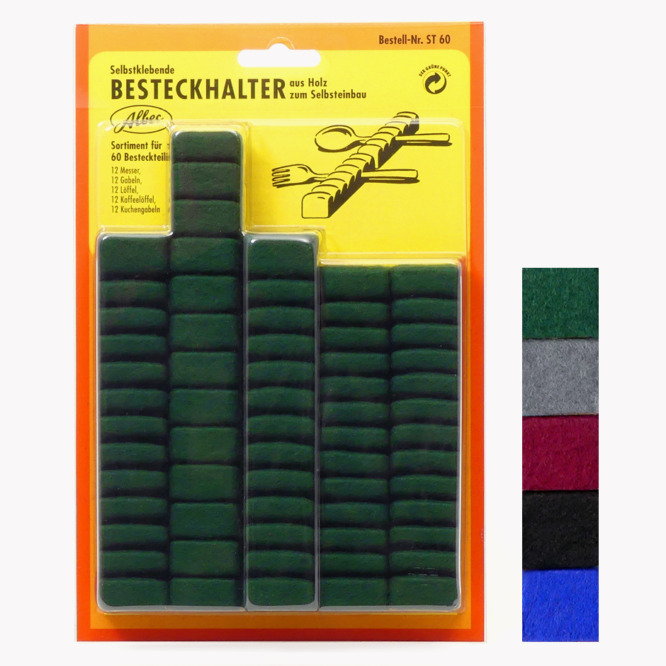 Besteckhalter Set für Silberbesteck