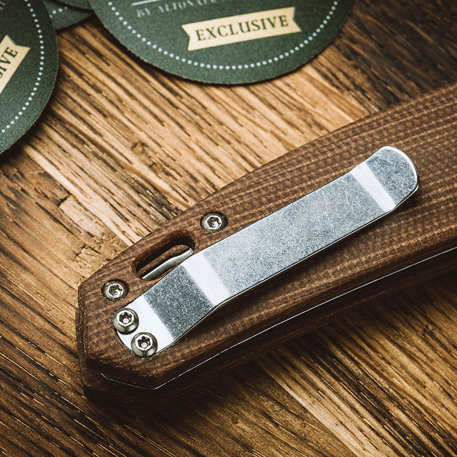 KnifeLounge Exclusive Haddock Micarta braun