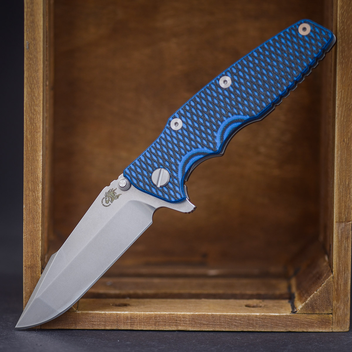 Rick Hinderer Eklipse 3.5" Harpoon Spanto Klinge, Messer, Waffe, Dolch