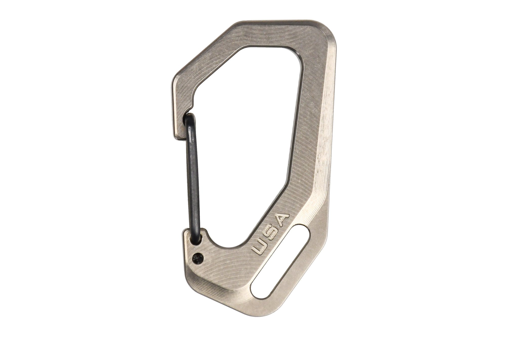 Trayvax carabiner Titanium