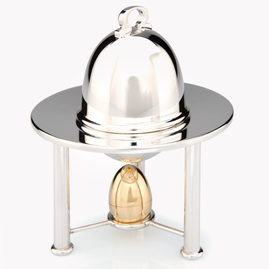 Eiercloche-Freisteller Eierbecher mit Salzstreuer und Cloche