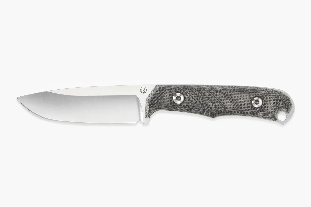 Chris Reeve Backpacker Black Canvas Micarta Drop Point