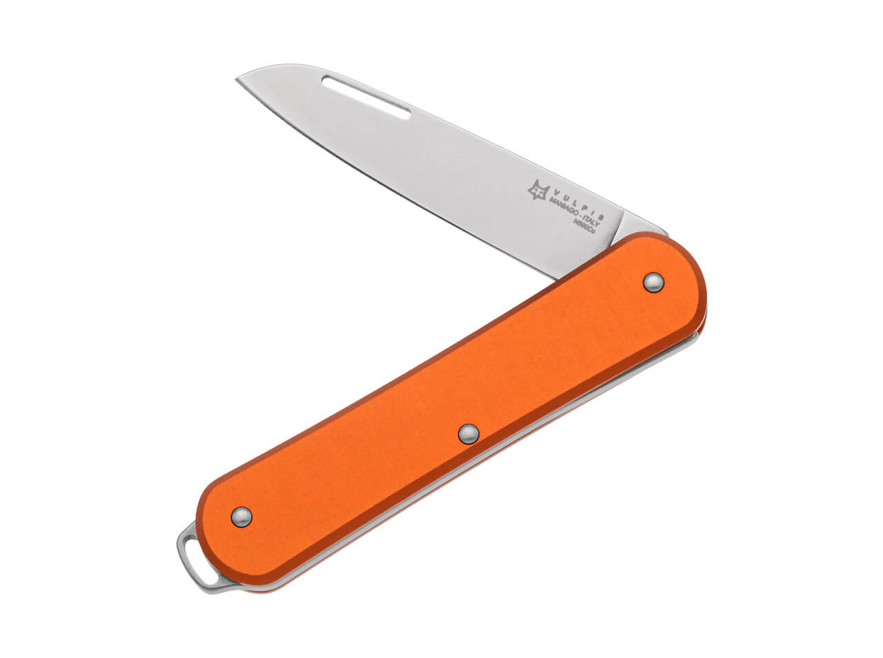 Fox Knives Vulpis 130 Aluminum Orange