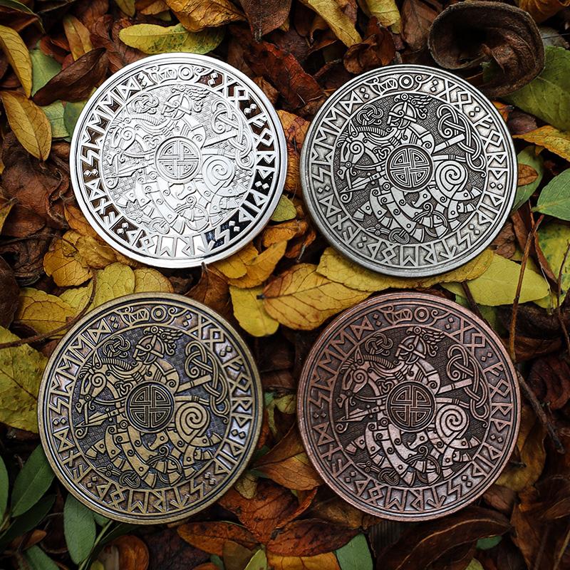 VIK-COINS-FRONT Carpe Diem EDC Viking Travel Coin