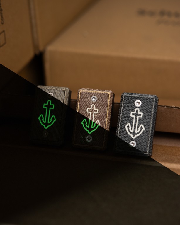 Don't Worry Stone Inlay Glow in the Dark – Anker Motiv