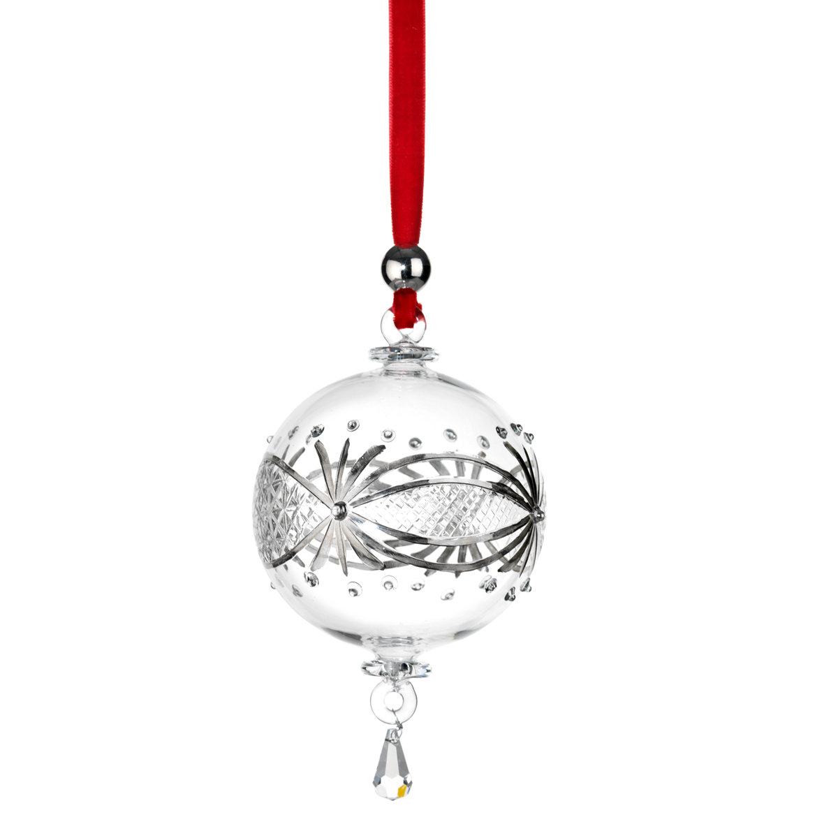 Baumkugel120 Baumkugel Glas und Silber