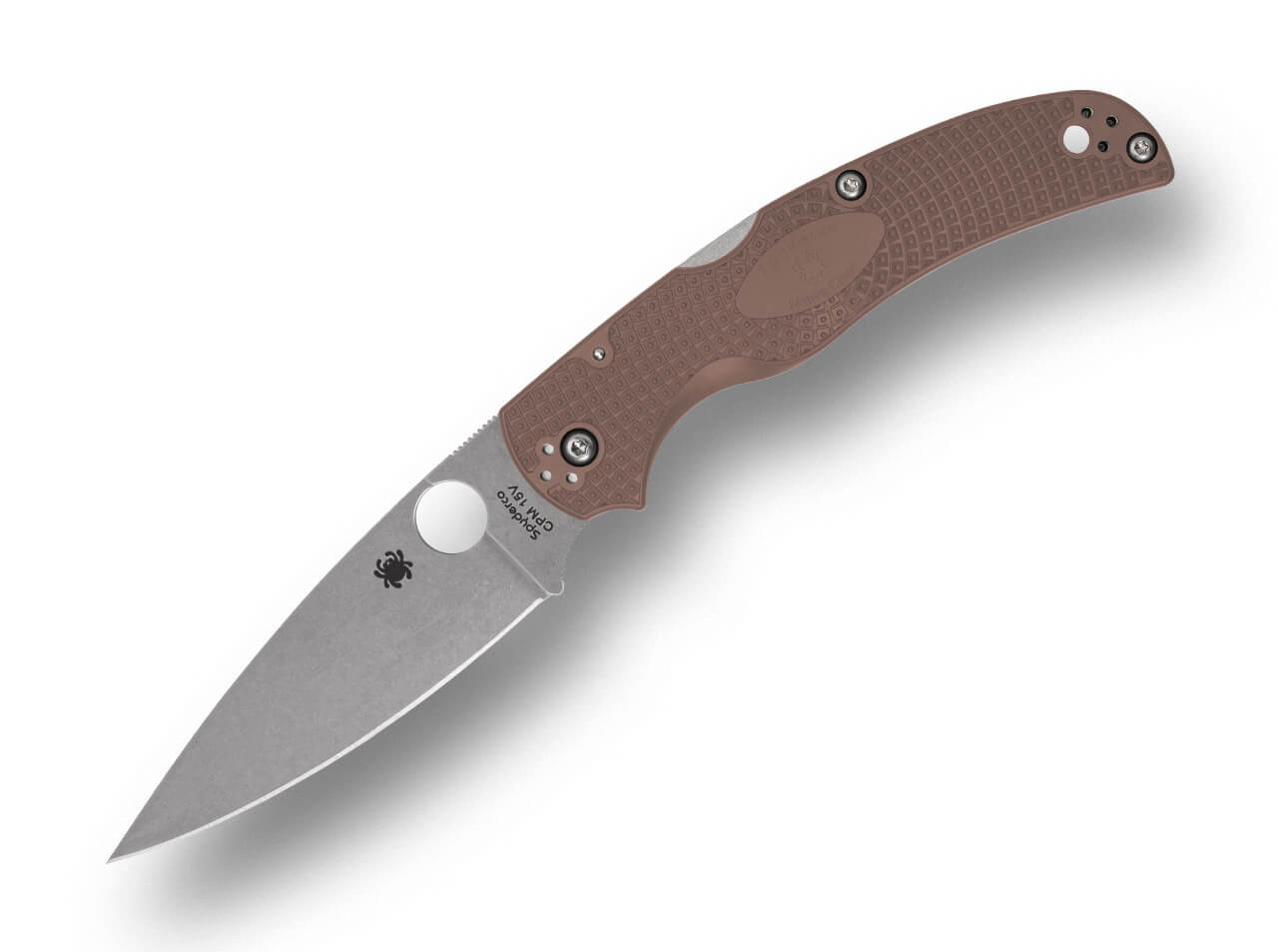 Spyderco Native Chief Lightweight CPM 15V Brown FRN Sprint Run – Image 1