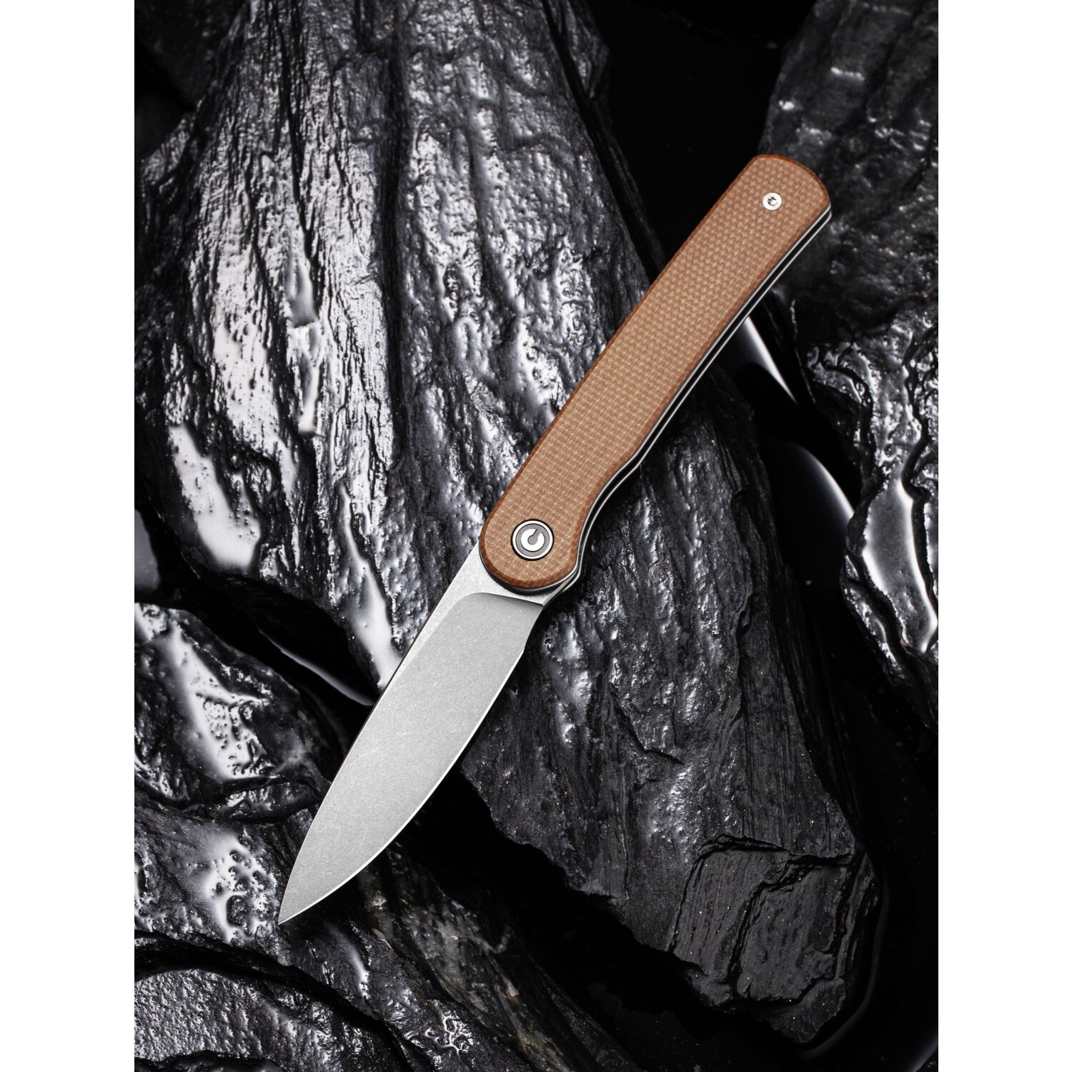 Civivi Stylum Micarta Braun