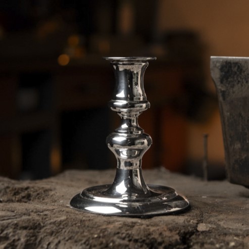 Leuchter 925/- 11 cm Biedermeier Leuchter 925/- 11 cm Biedermeier
