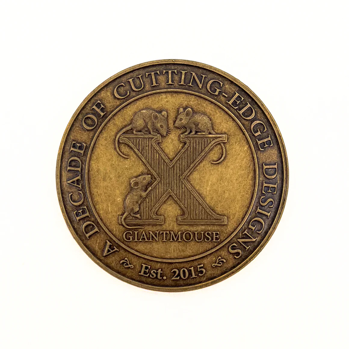 Giantmouse 10 Year Jubilee Coin Giantmouse 10 Year Jubilee Coin