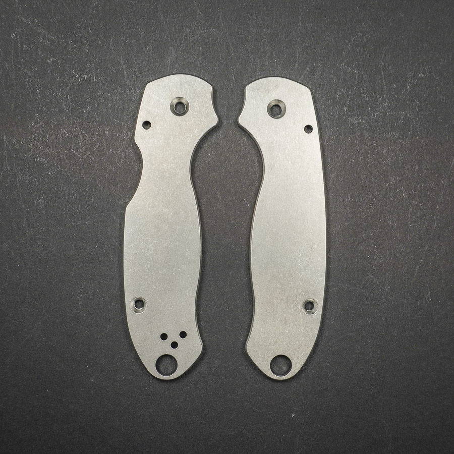 Ripps_Garage_Tech-24 RGT Spyderco Para 3 Lightweight Handle Scales Titanium