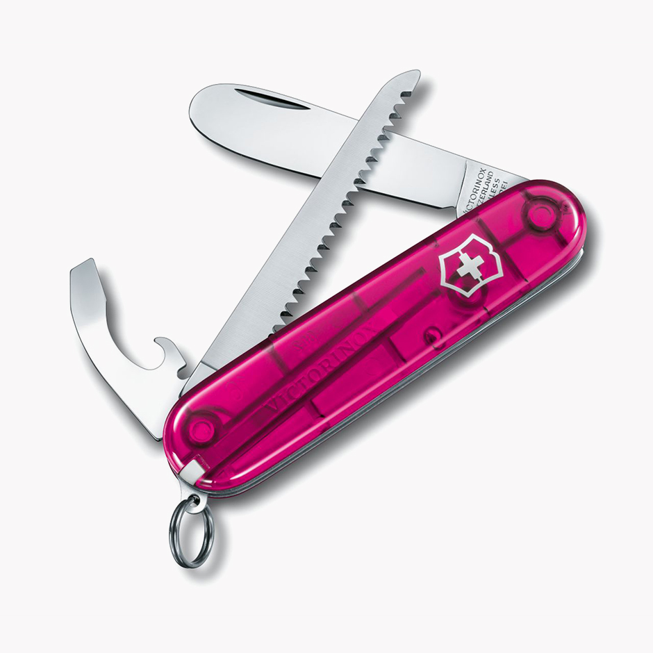 Victorinox Kindermesser mit Holzsäge pink