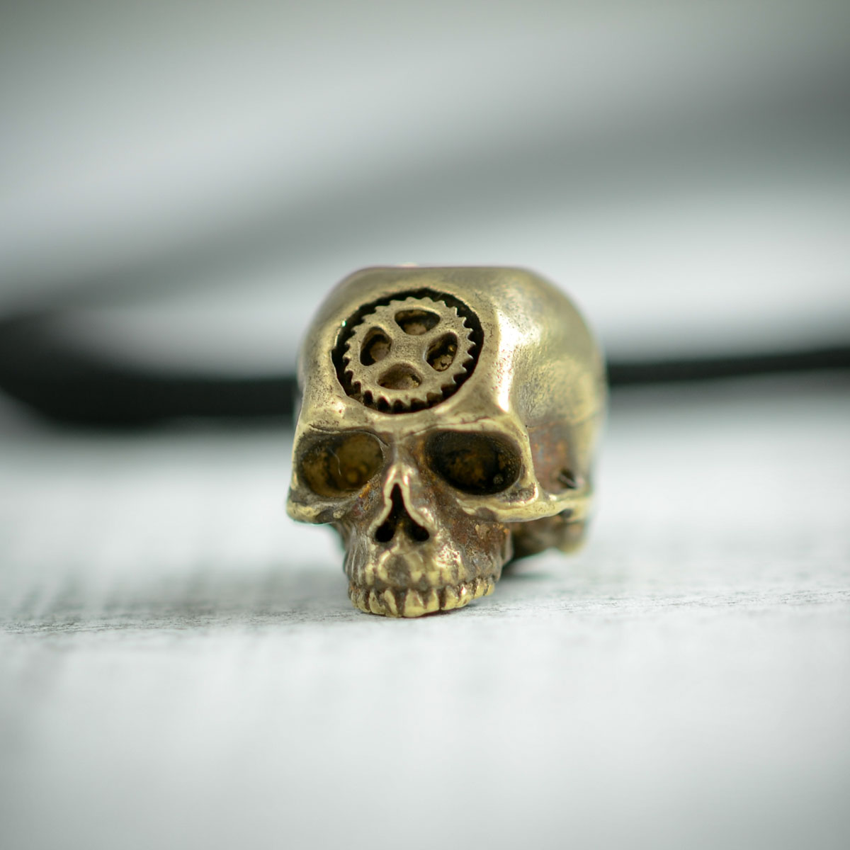 BeadSiMessingTempusFugit Lanyard Bead Carpe Diem EDC Messing